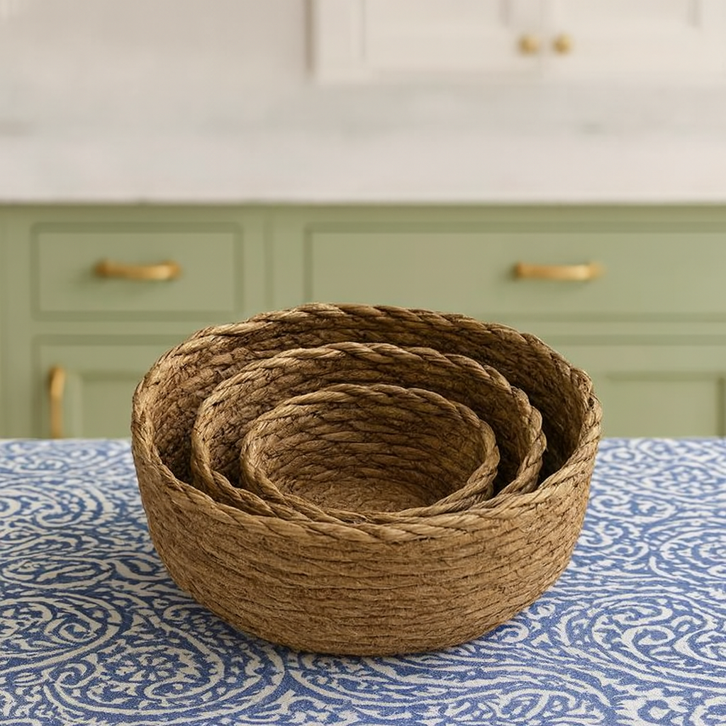 Hand-Stitched Hogla Basket-LARGE
