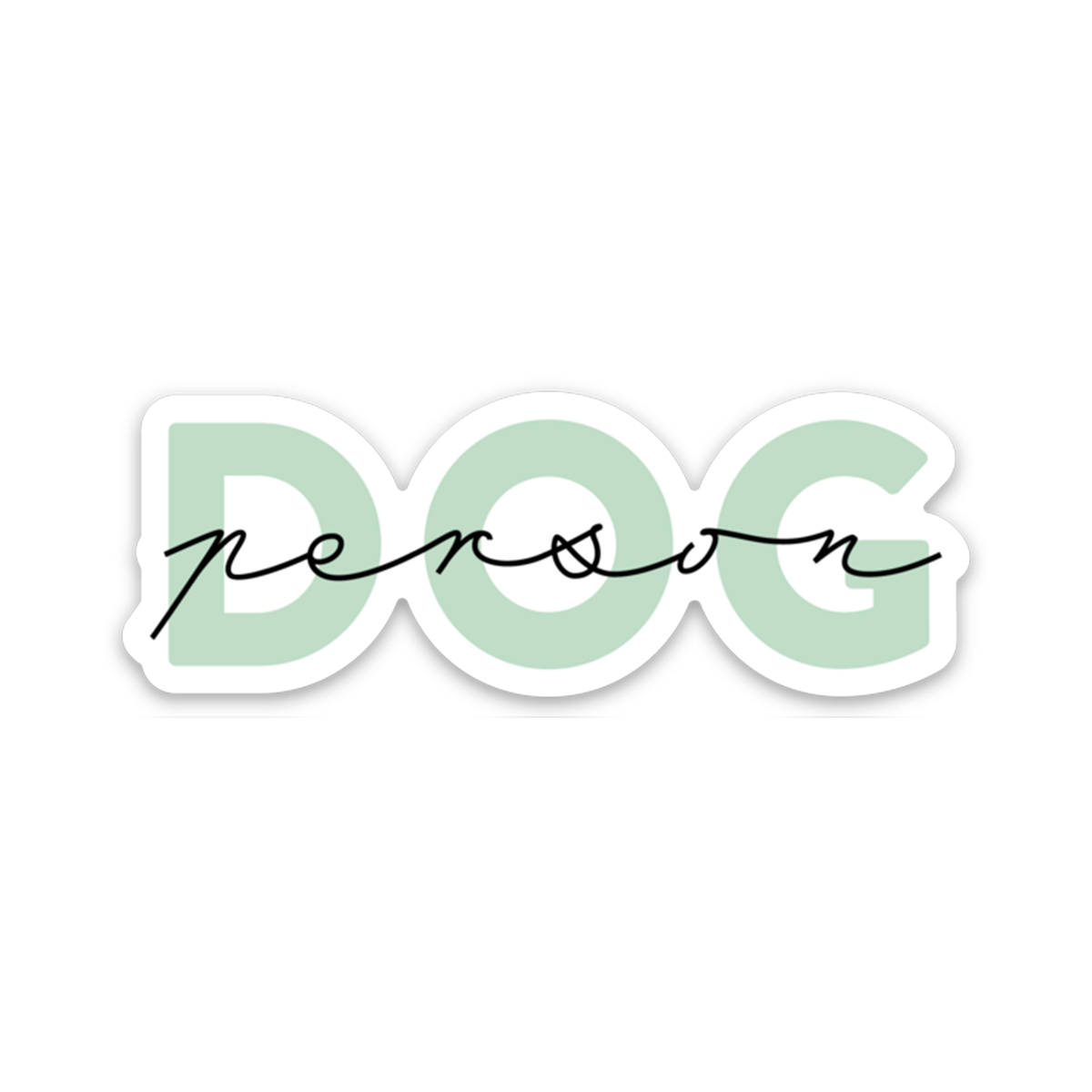 Dog Person Sticker