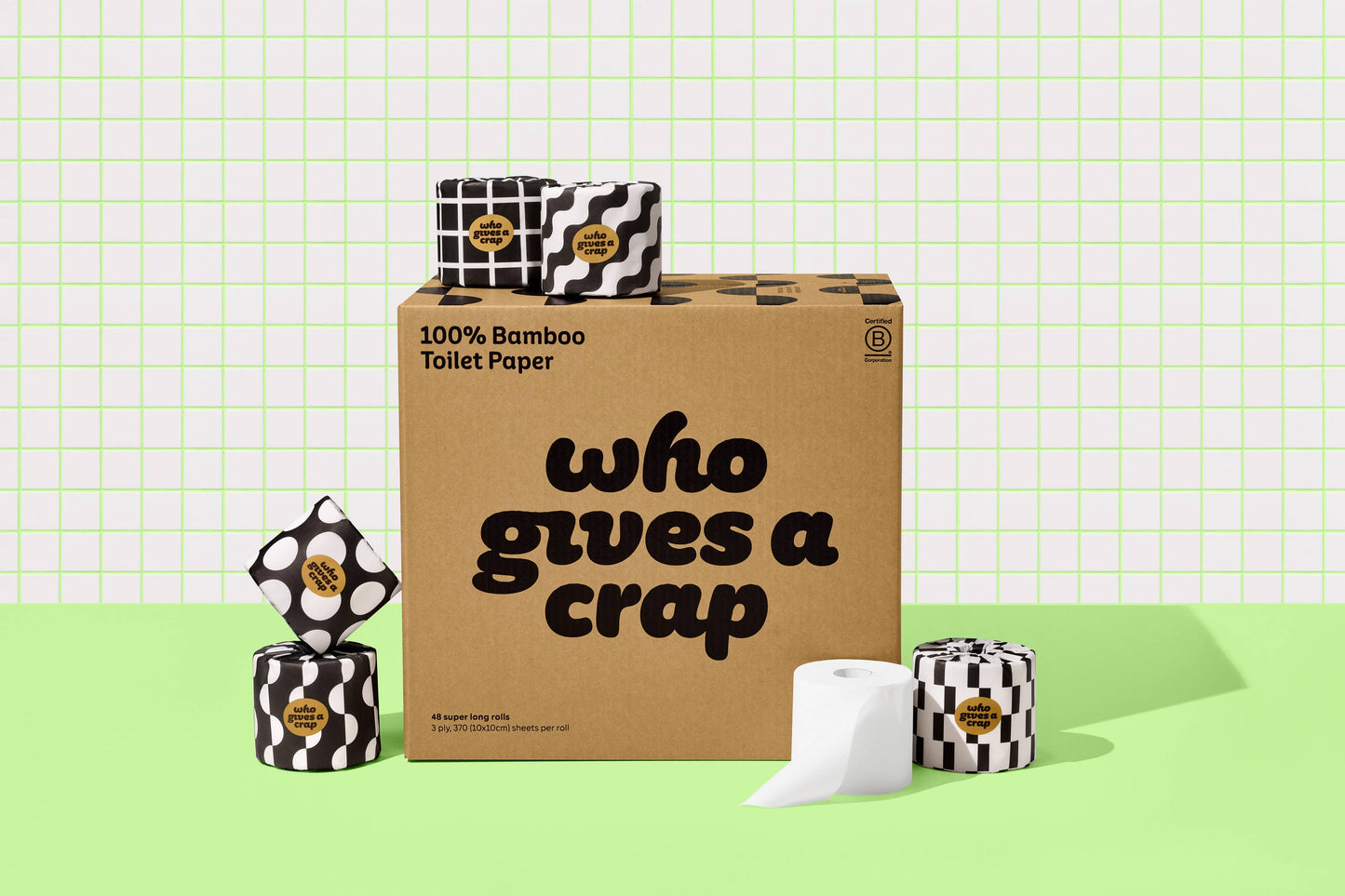 Who Gives a Crap - Premium 100% Bamboo Toilet Paper