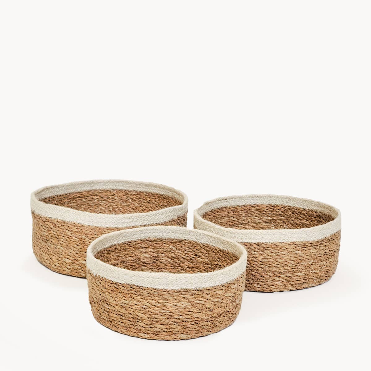 SMALL Handwoven Wicker Basket • Savar Storage Bowl