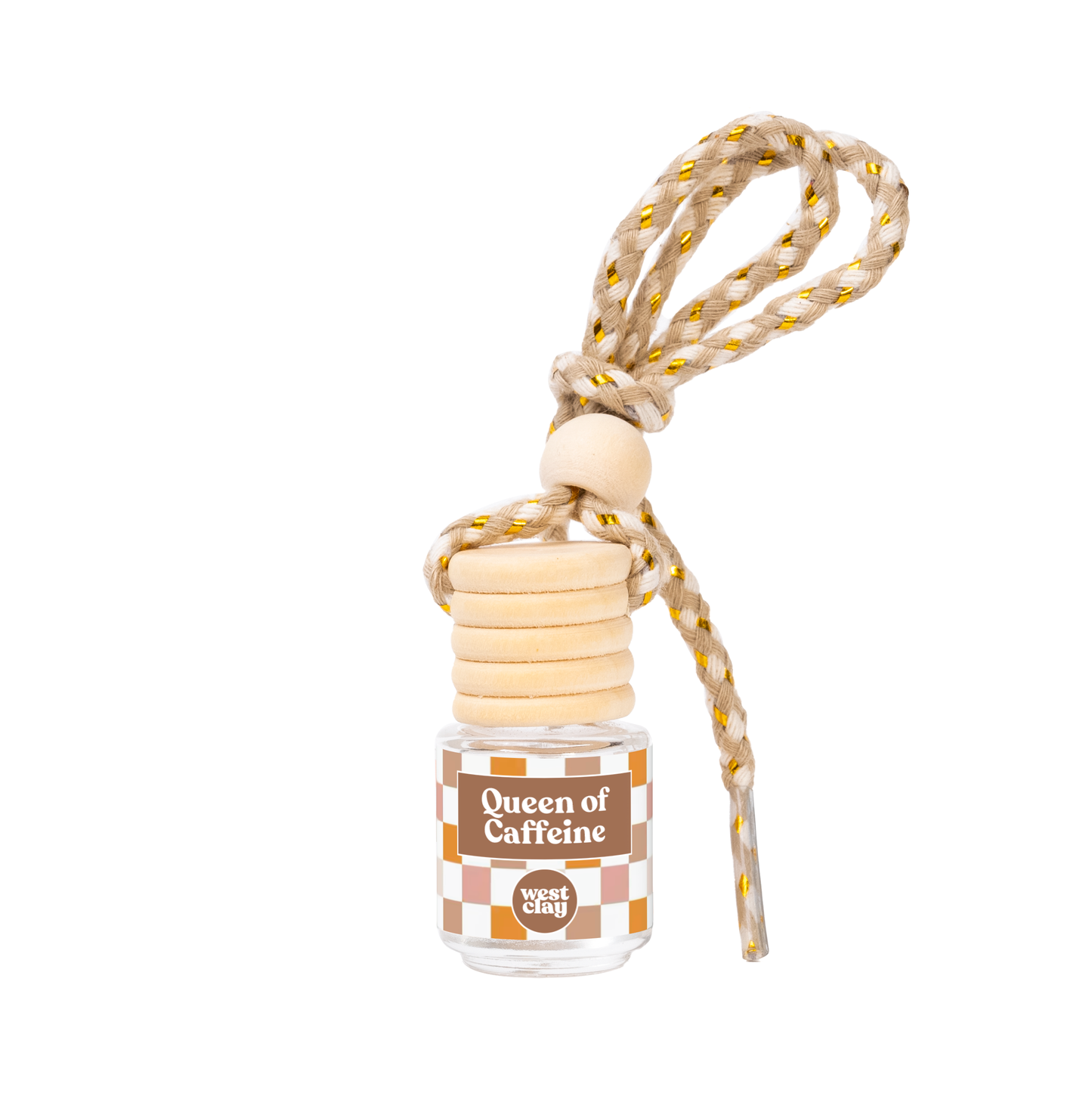 West Clay Company - Car Air Fresheners | Fragrance Diffuser - Queen of Caffeine
