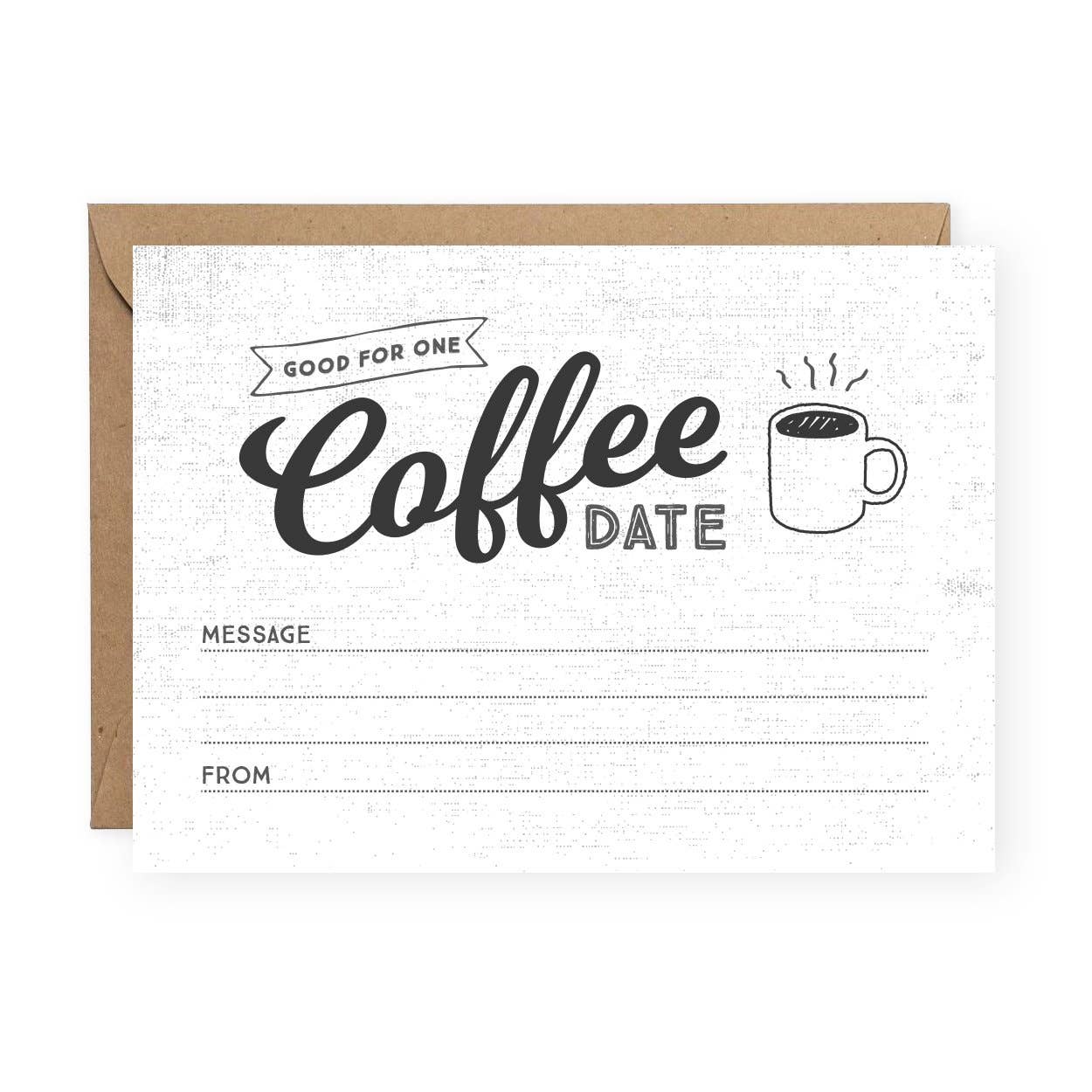 The Anastasia Co - Coffee Date Greeting Card