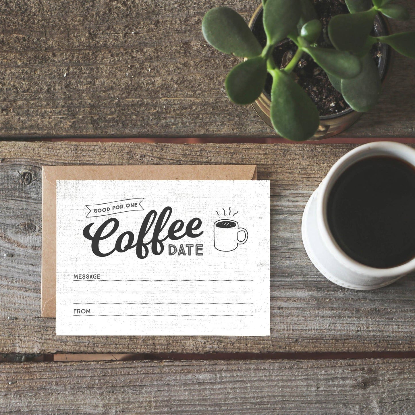 The Anastasia Co - Coffee Date Greeting Card