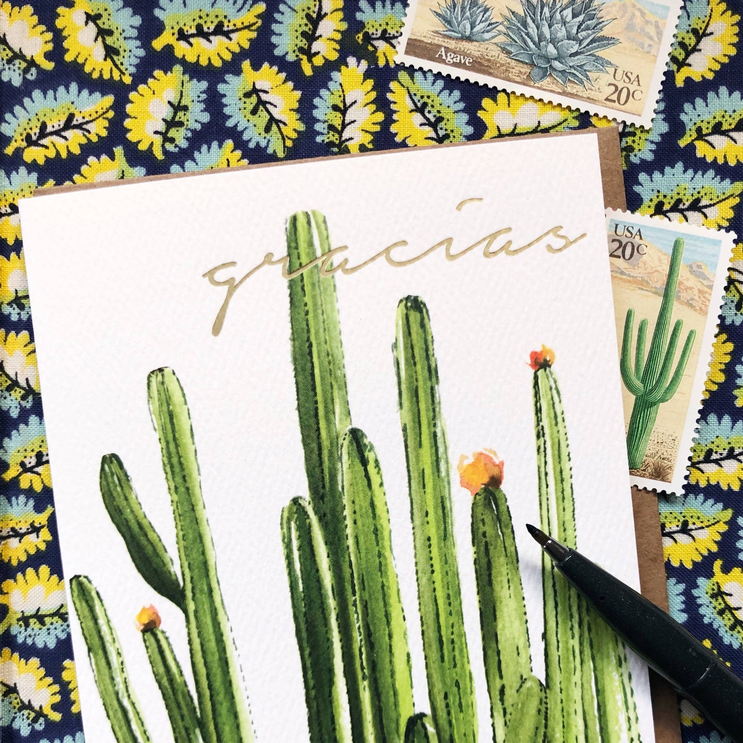 Abigail Jayne Design - Gracias Greeting Card | Thank You Card