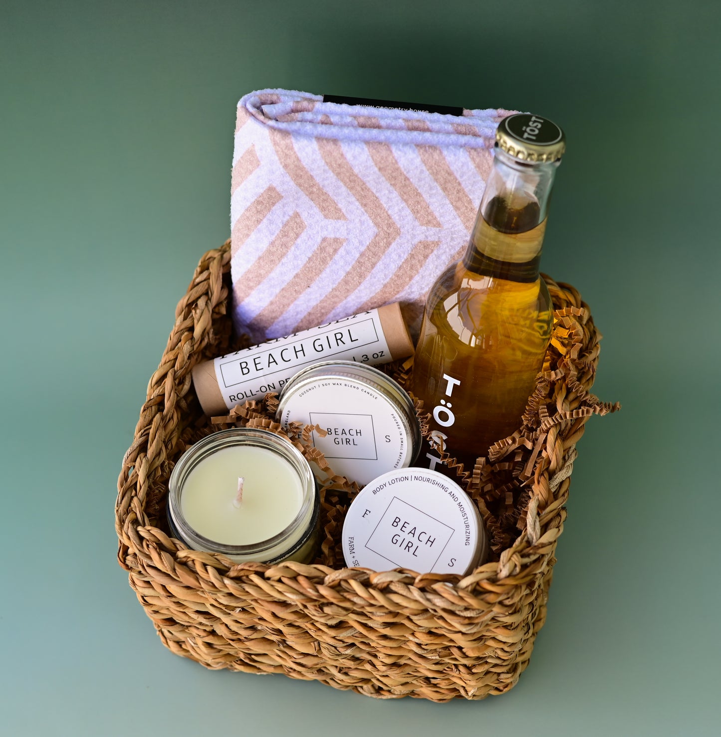 Resting Beach Face Basket