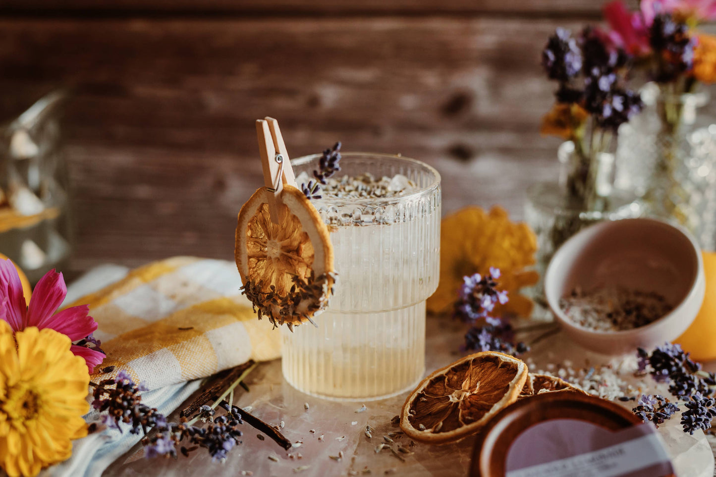 Infuse & Booze - Lavender Lemonade: 16 oz. jar (makes 8-10 cocktails)