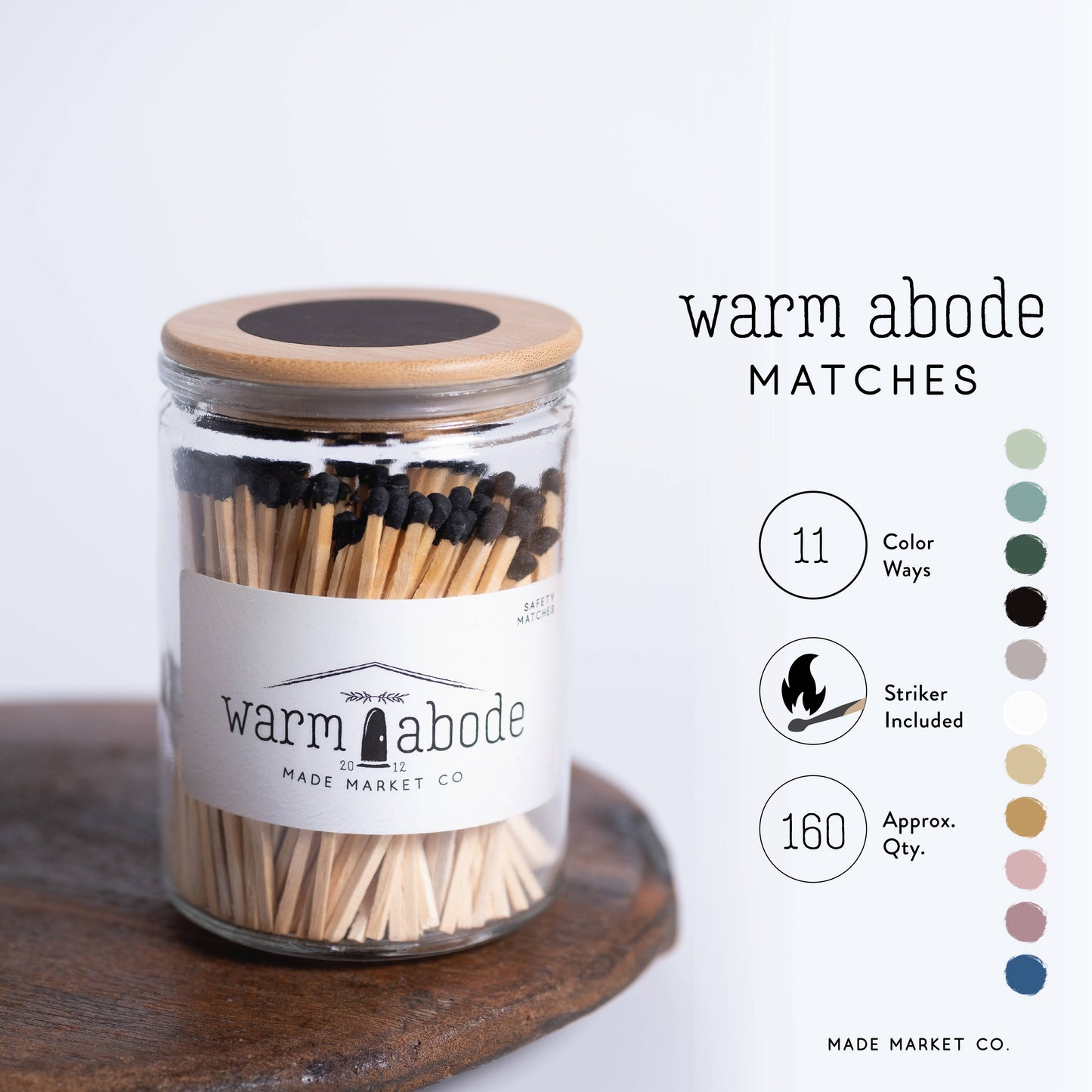 Made Market Co. - Warm Abode Black Matches