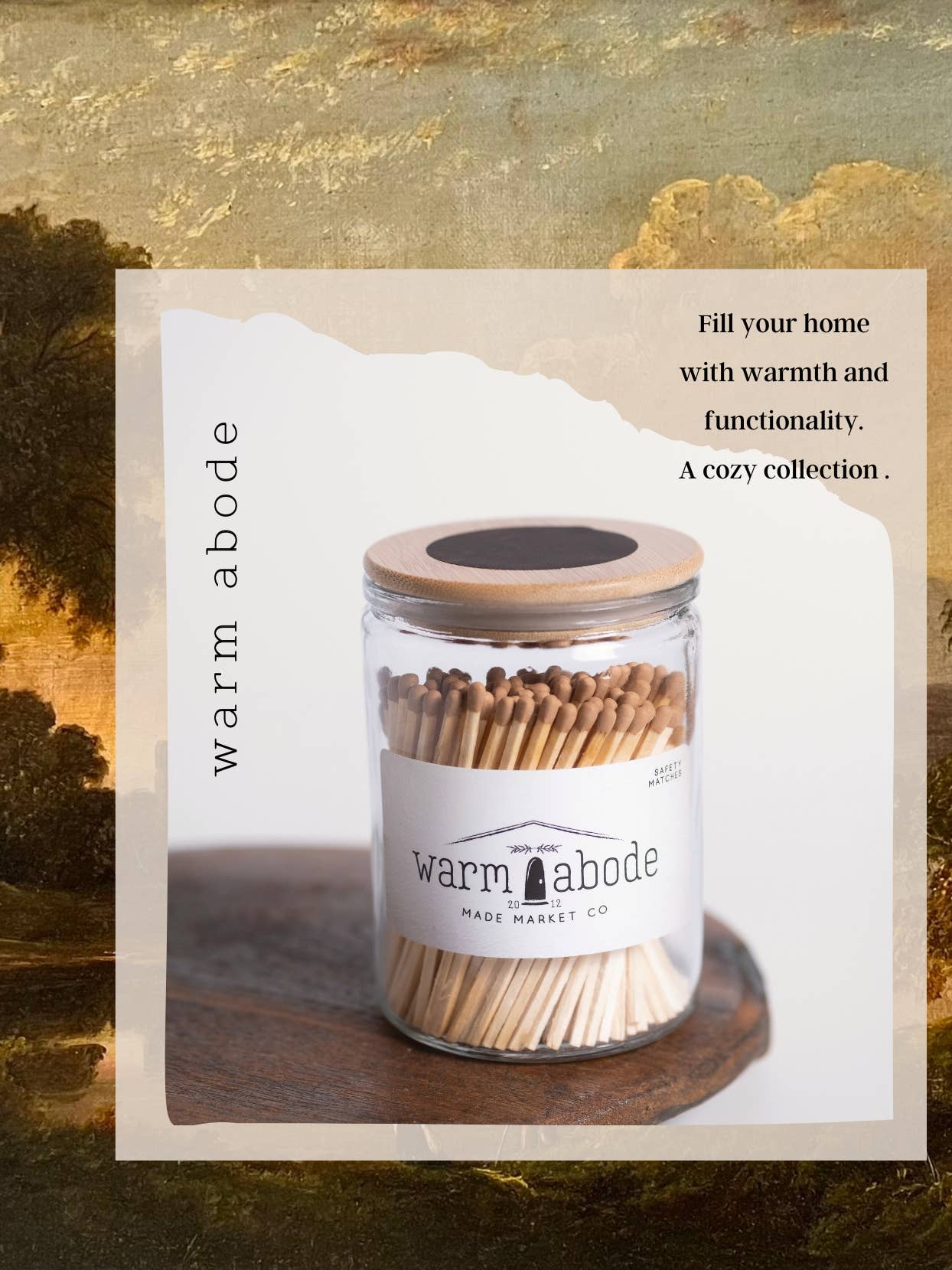 Made Market Co. - Warm Abode Camel Matches