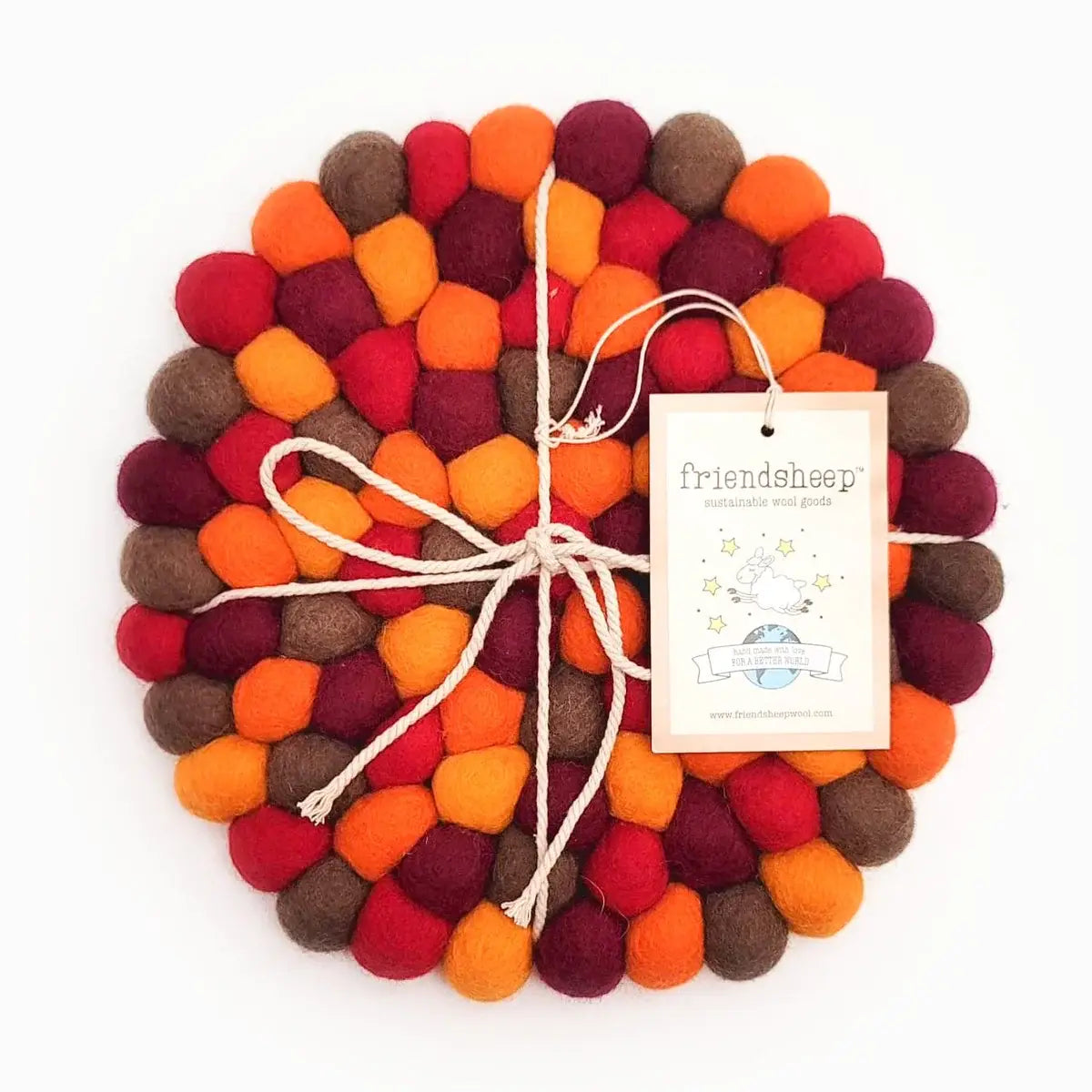 Friendsheep - Falling Leaves Eco Coasters and Trivets: Set of 4 - Eco Coasters