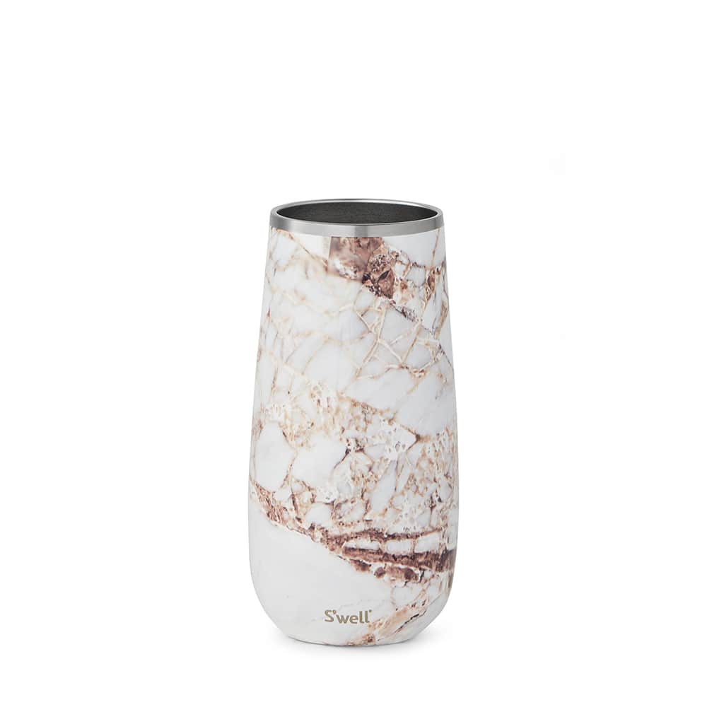 S'well - Champagne Flute - Calacatta Gold: 6oz