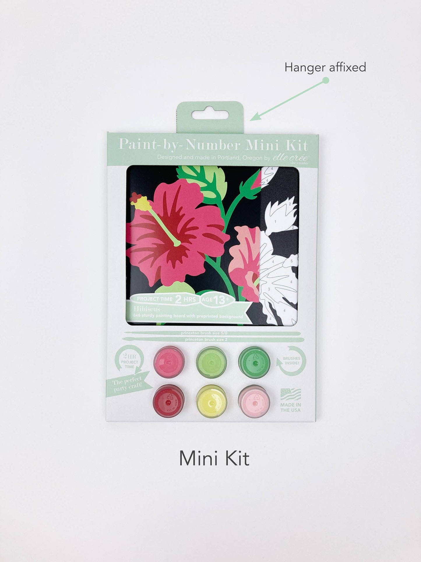 Elle Crée (She Creates) - Fritillaria MINI Paint-by-Number Kit
