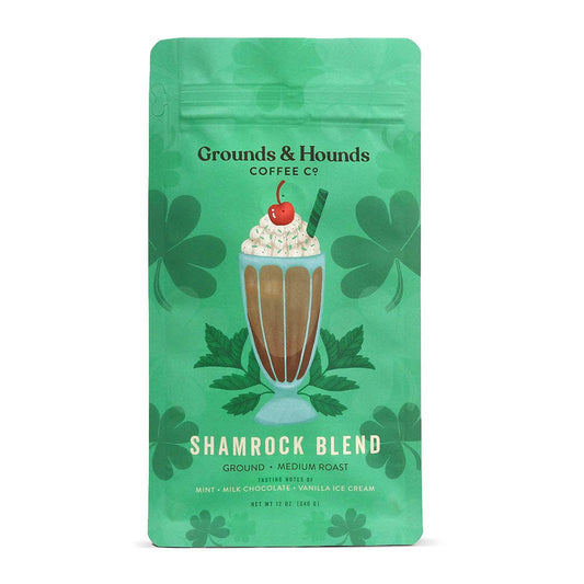 Grounds & Hounds Coffee Co. - Seasonal Flavor: Shamrock Blend: Ground