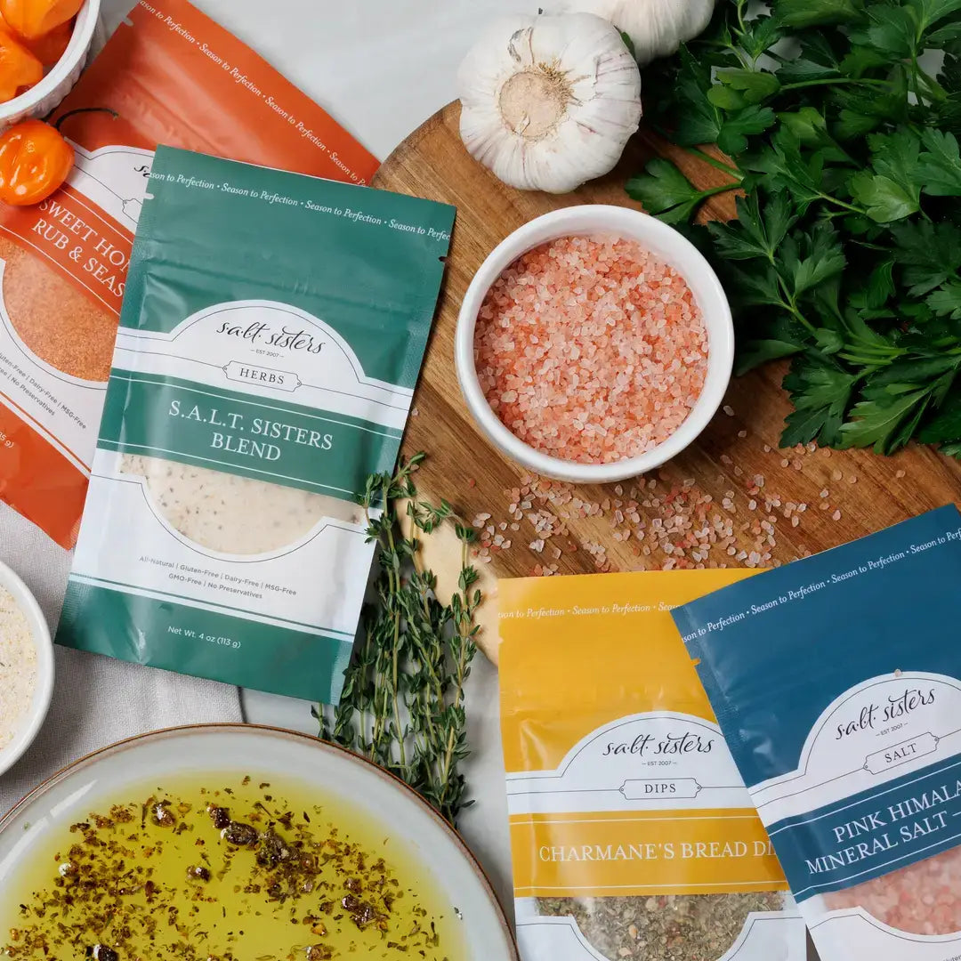 s.a.l.t. sisters (salt sisters) - All-Natural Sea Salt - French - Sel Gris / Grey - 5 oz