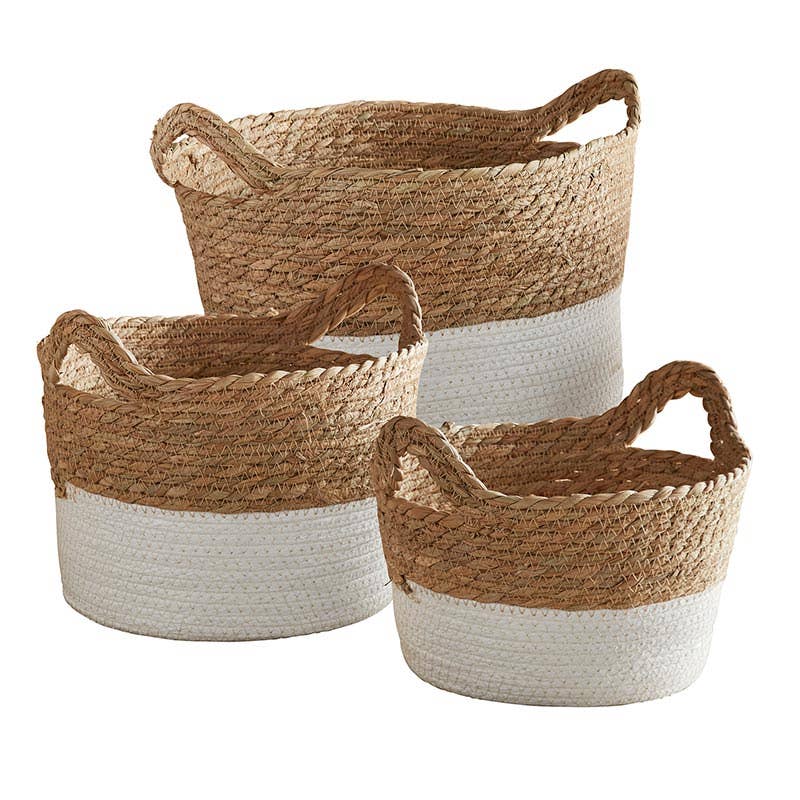 SMALL Short Cream Basket