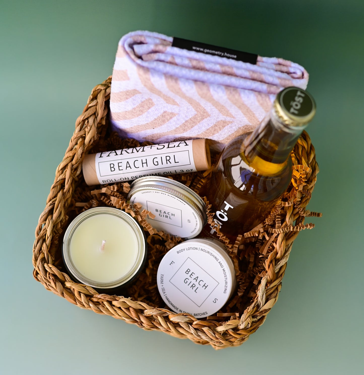 Resting Beach Face Basket