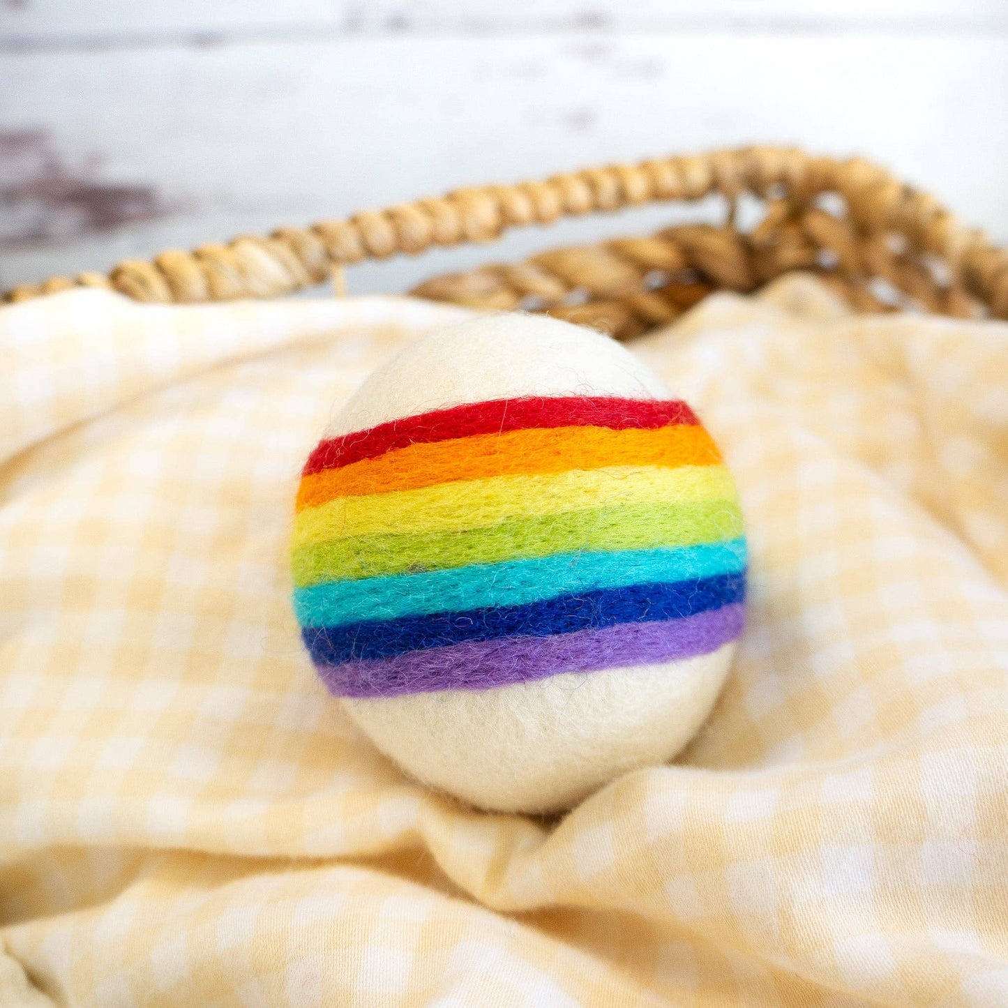 Friendsheep - Classic Rainbow Eco Wool Dryer Ball - Set of 3: With Bag
