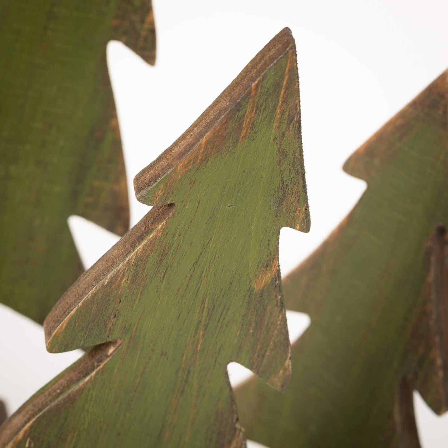Wood Tabletop Evergreen Tree - Small