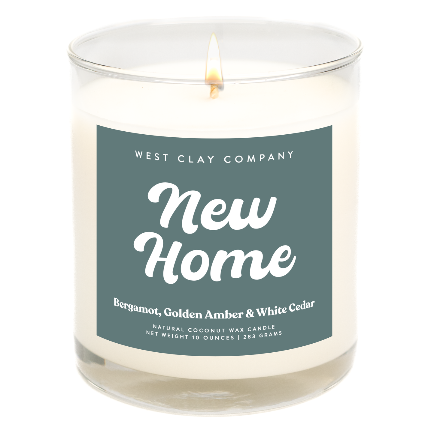 West Clay Company - New Home Candle š š - Bergamot, Amber & White Cedar: Gift Box