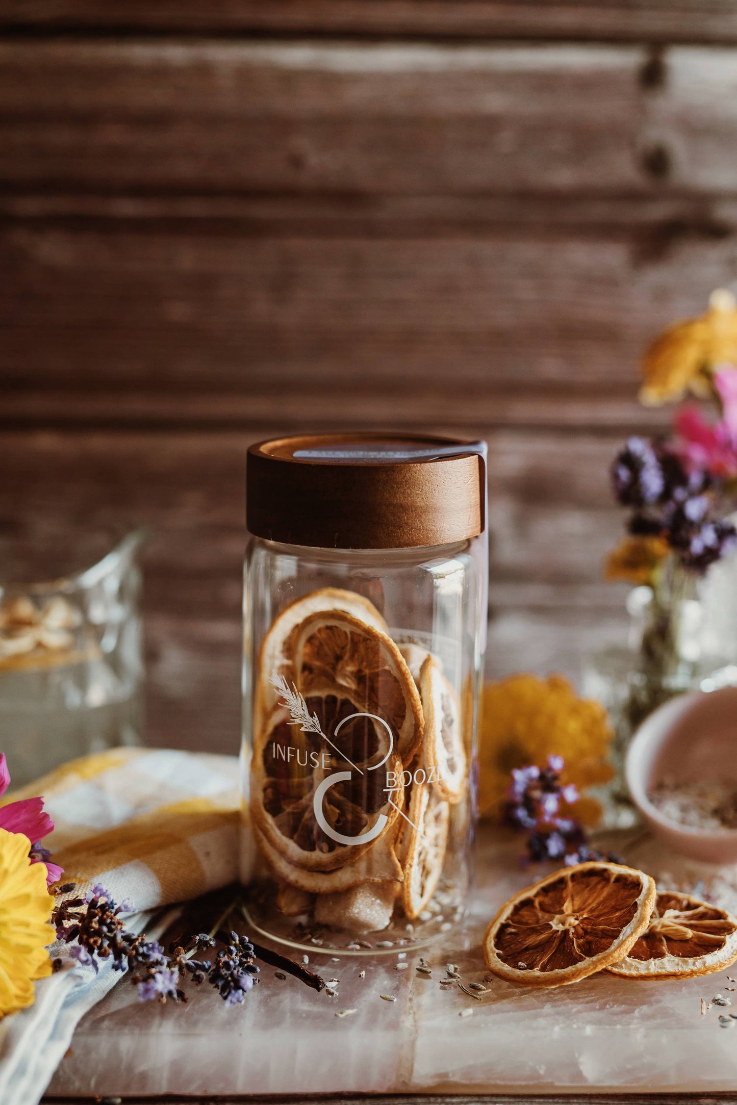 Infuse & Booze - Lavender Lemonade: 16 oz. jar (makes 8-10 cocktails)