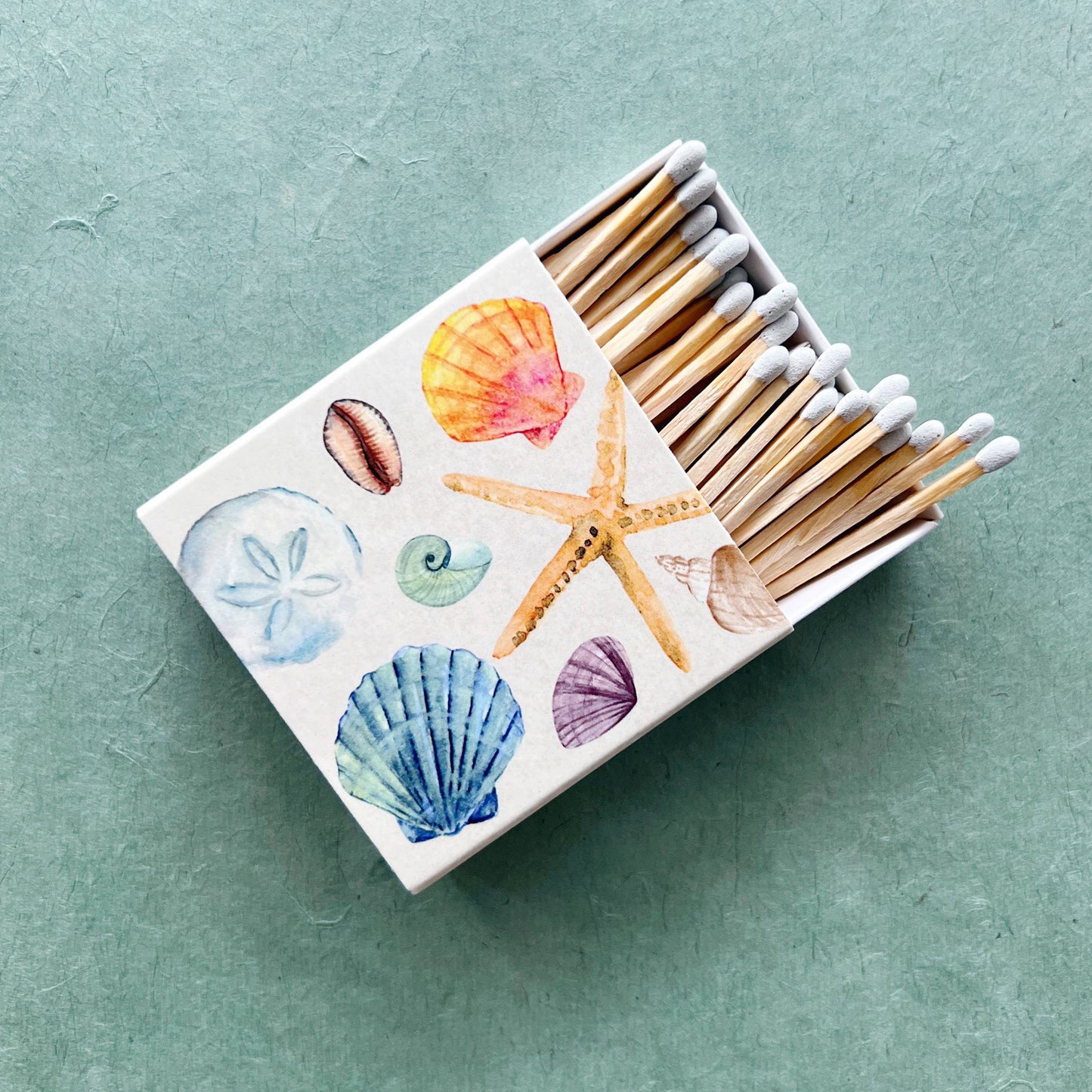Abigail Jayne Design - Sea Shells Matches | Candle Matches