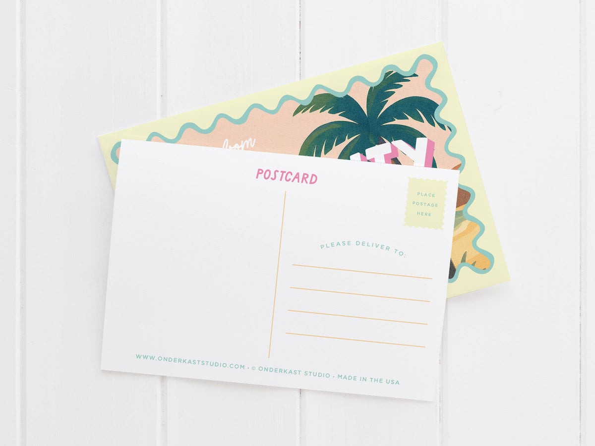 Sarasota Palm Tree Postcard