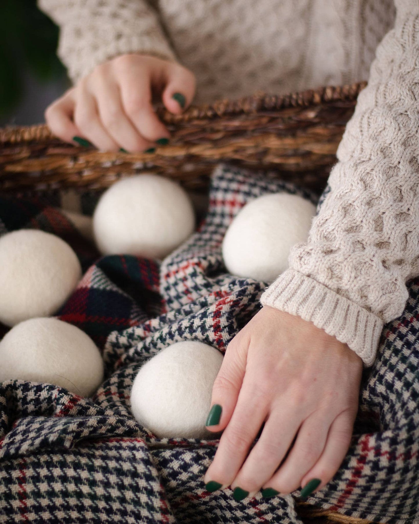 Friendsheep - White Trio Eco Wool Dryer Balls : With Bag