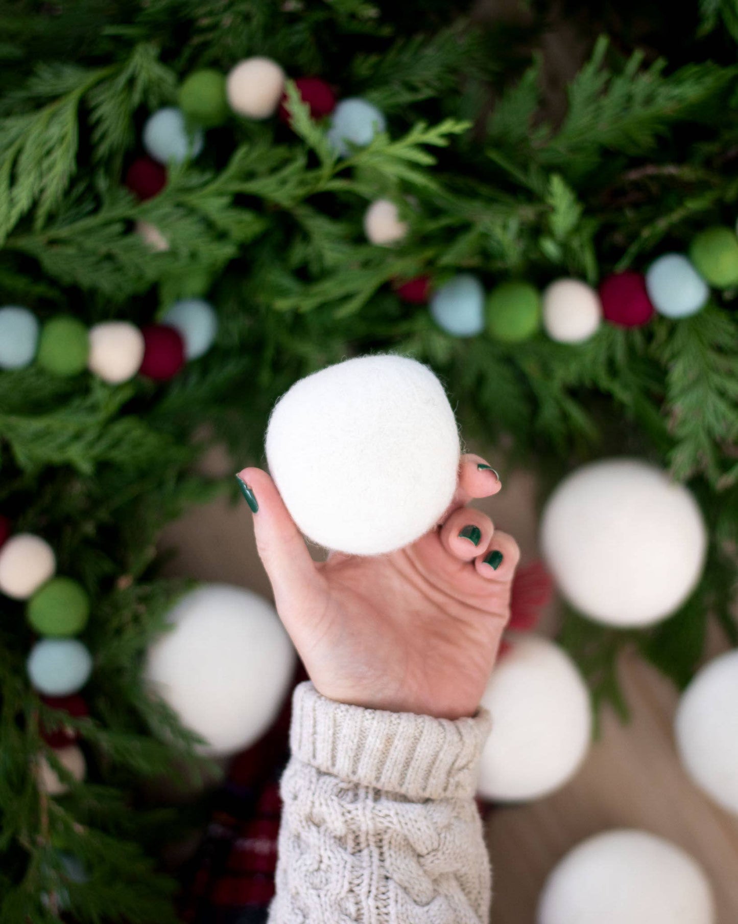 Friendsheep - White Trio Eco Wool Dryer Balls : With Bag