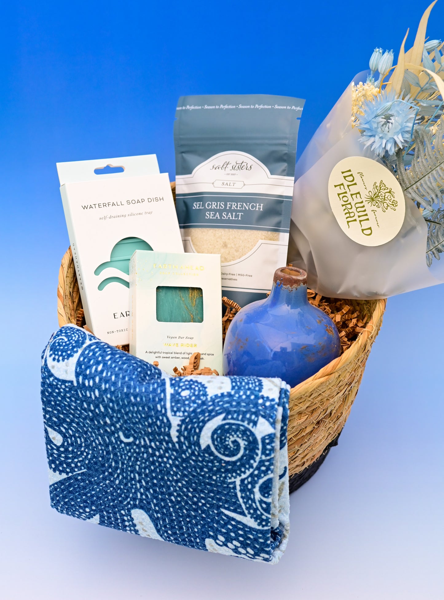 Feeling Blue Gift Basket