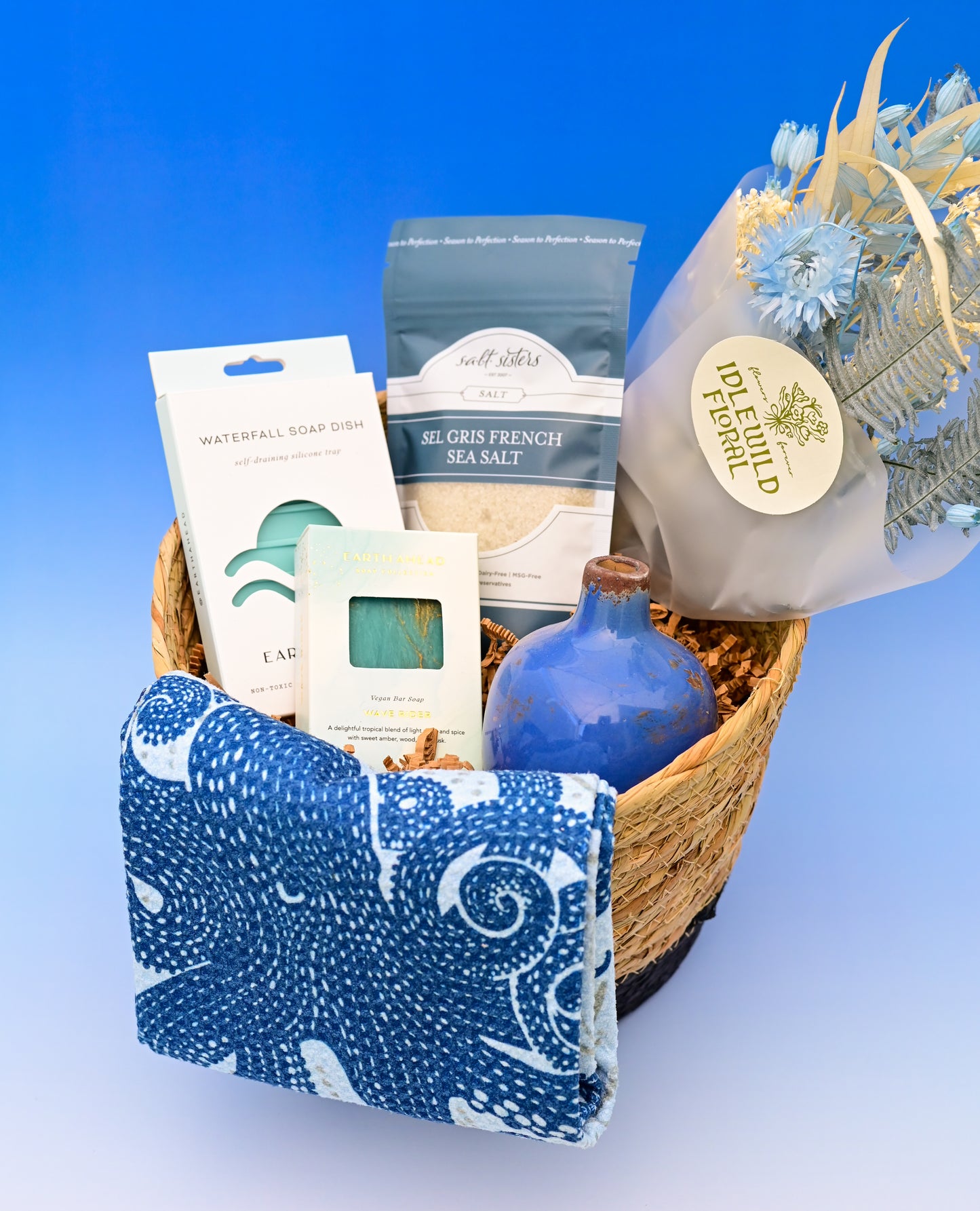 Feeling Blue Gift Basket