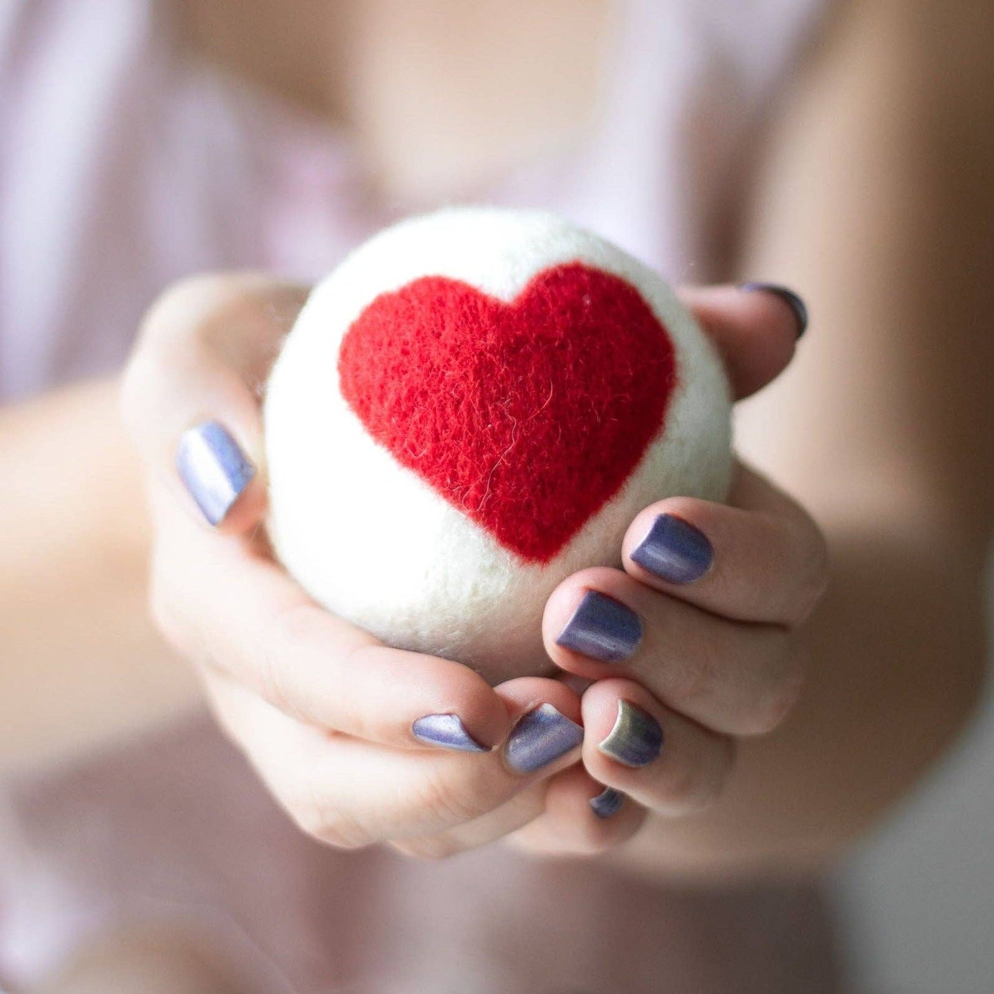 Friendsheep - Heart Trio Eco Wool Dryer Balls - Set of 3: With Bag