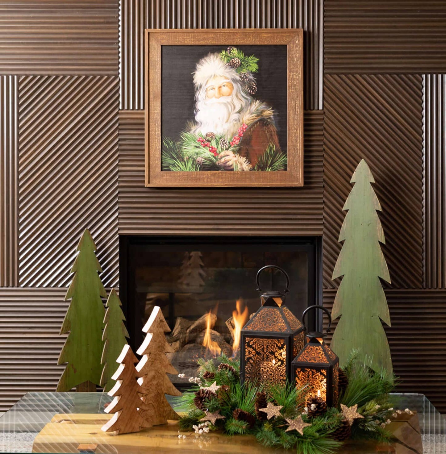 Wooden Oversized Evergreen - Medium
