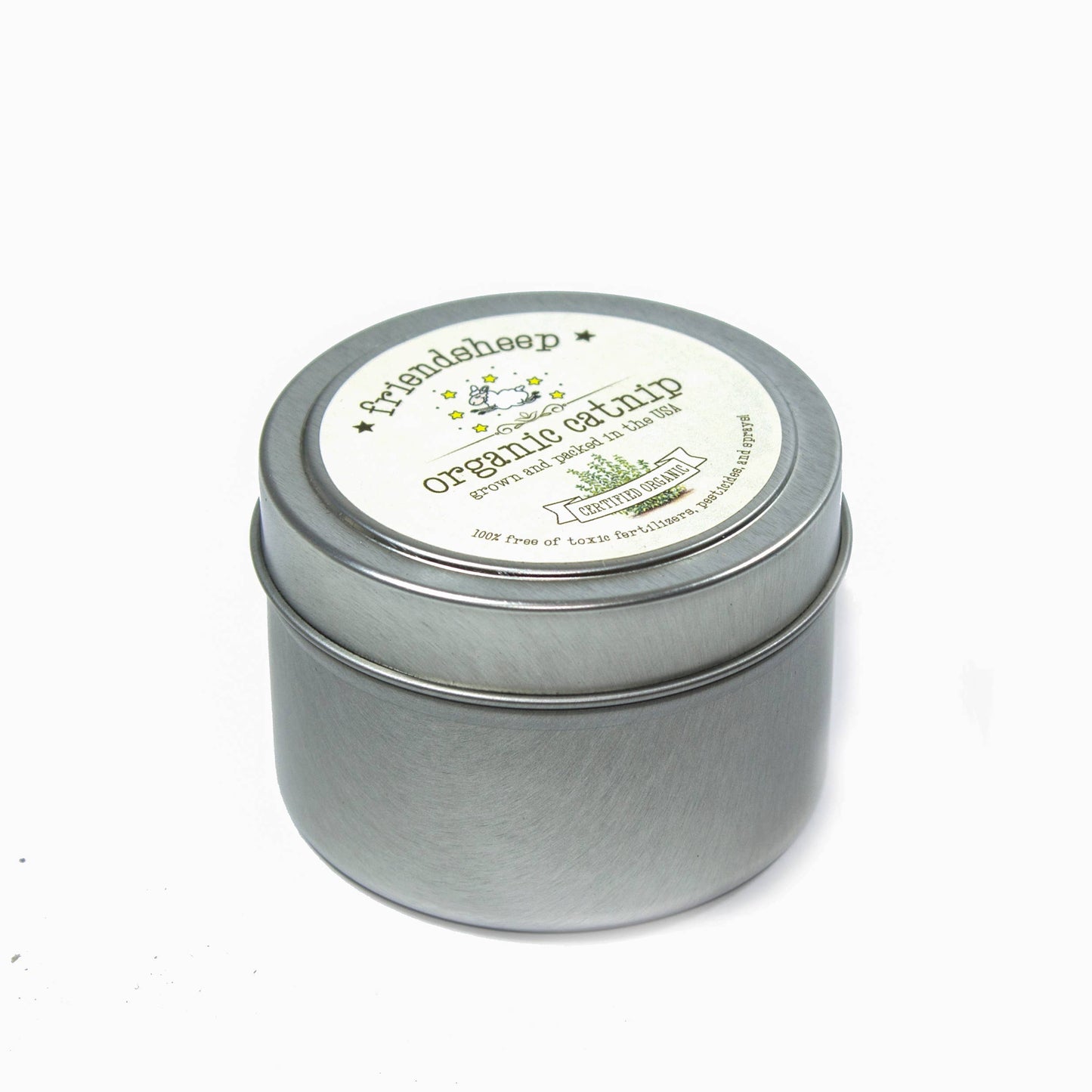 Organic Catnip Tin: Regular Tin