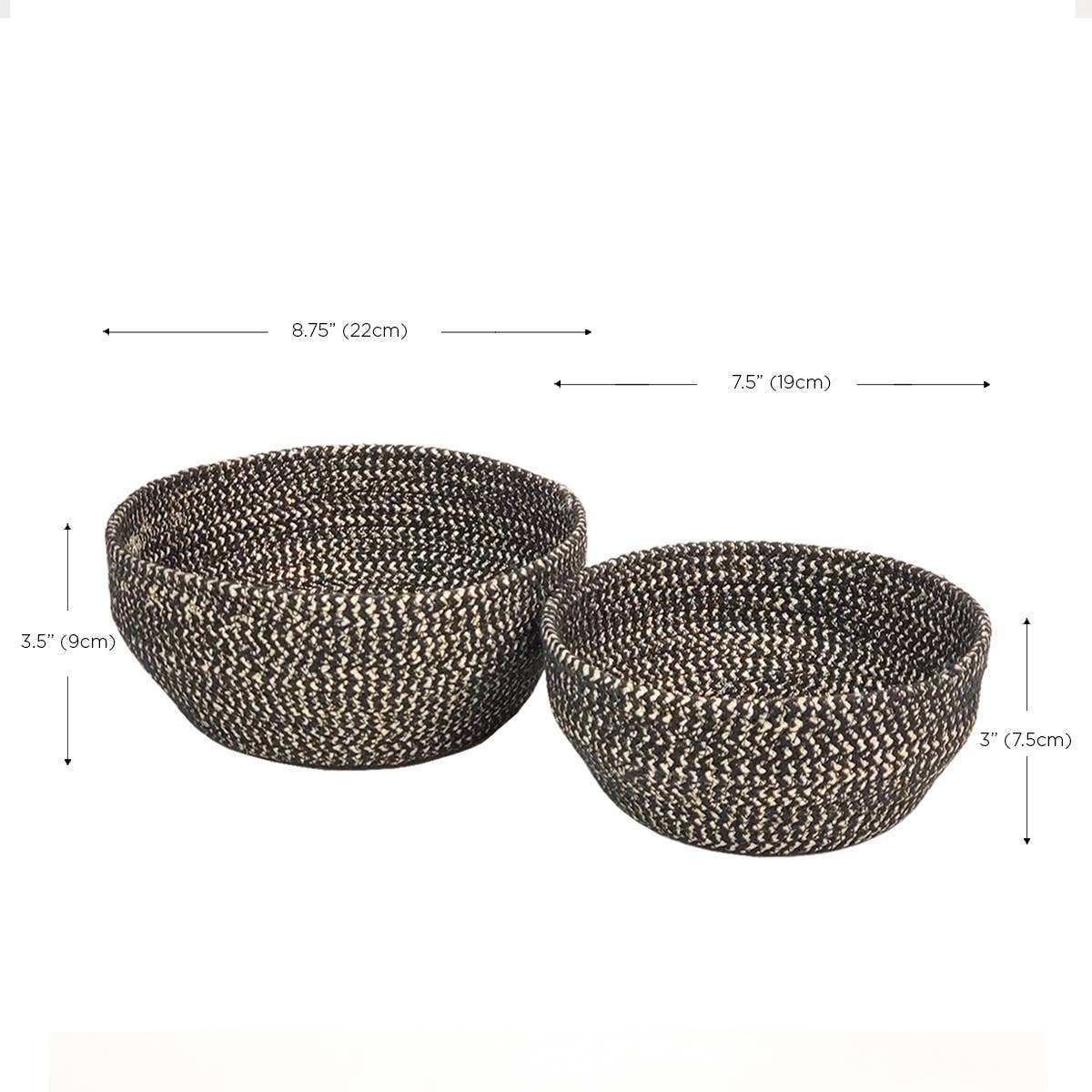 Large Handwoven Storage Basket • Glitter Basket