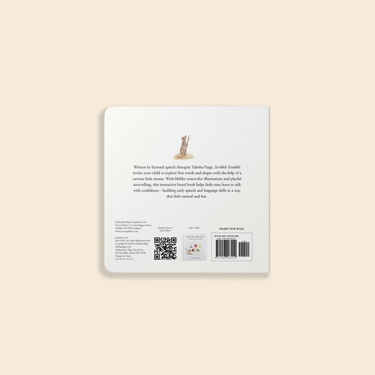 Scribble Scrabble: A Board Book of First Words