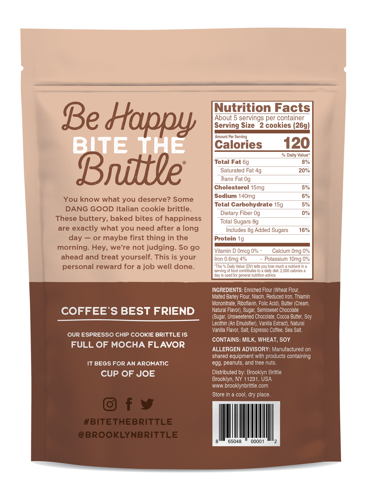 Brooklyn Brittle - Espresso Chip Cookie Brittle