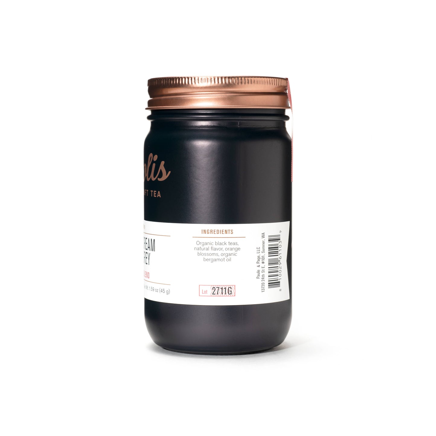 Apolis Tea - Sweet Cream Earl Grey - Tea Bags