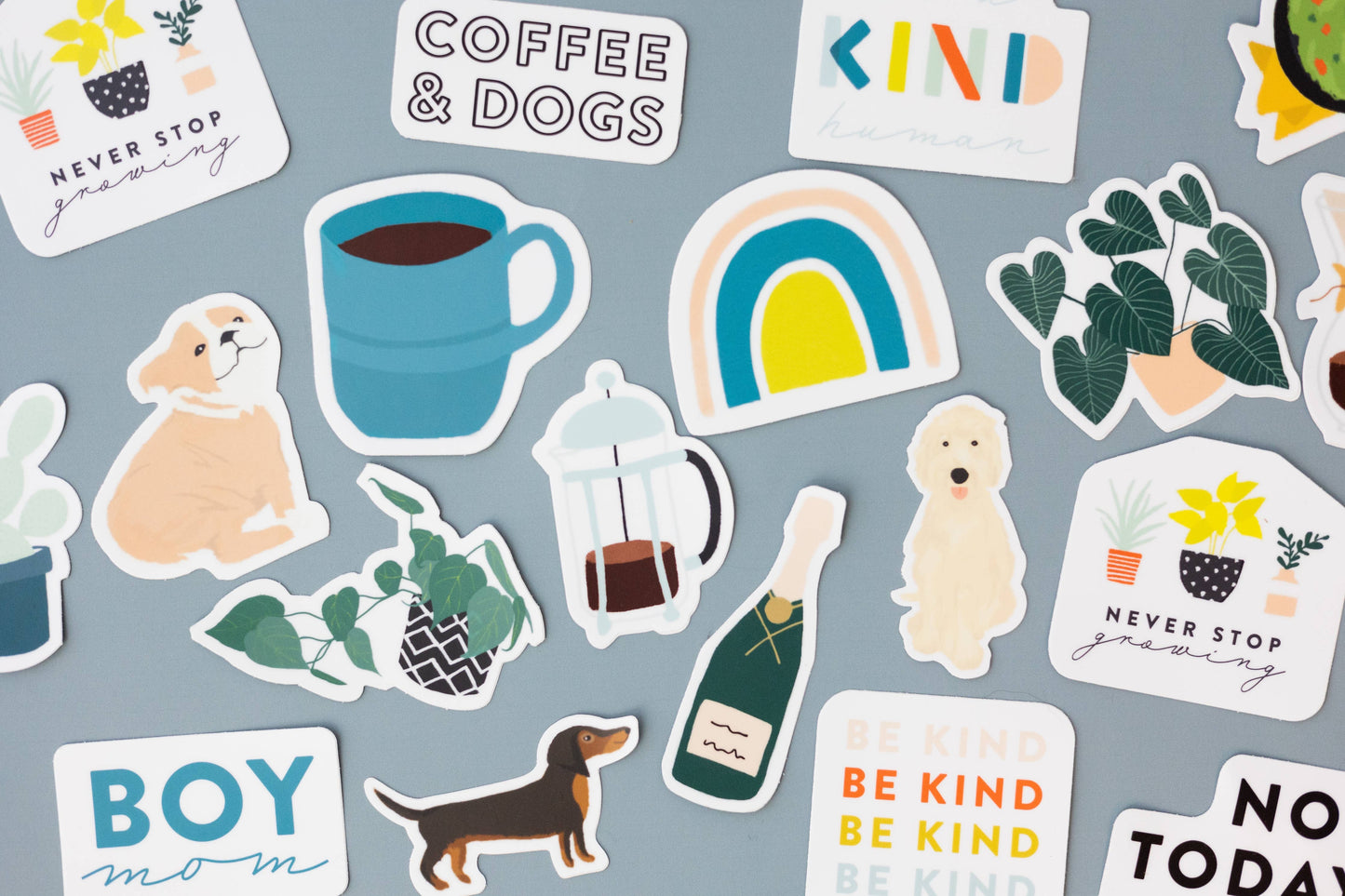 Coffee & Dogs Sticker