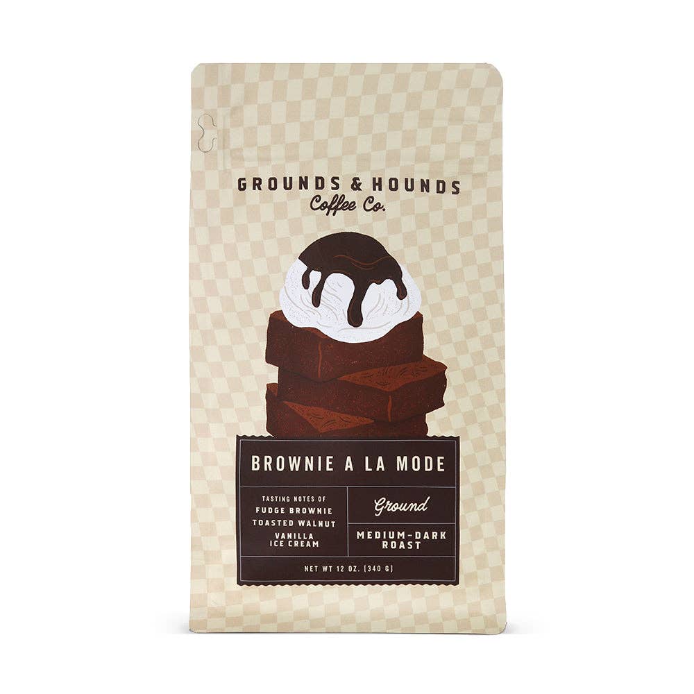 Grounds & Hounds Coffee Co. - Brownie a la Mode Coffee: Ground