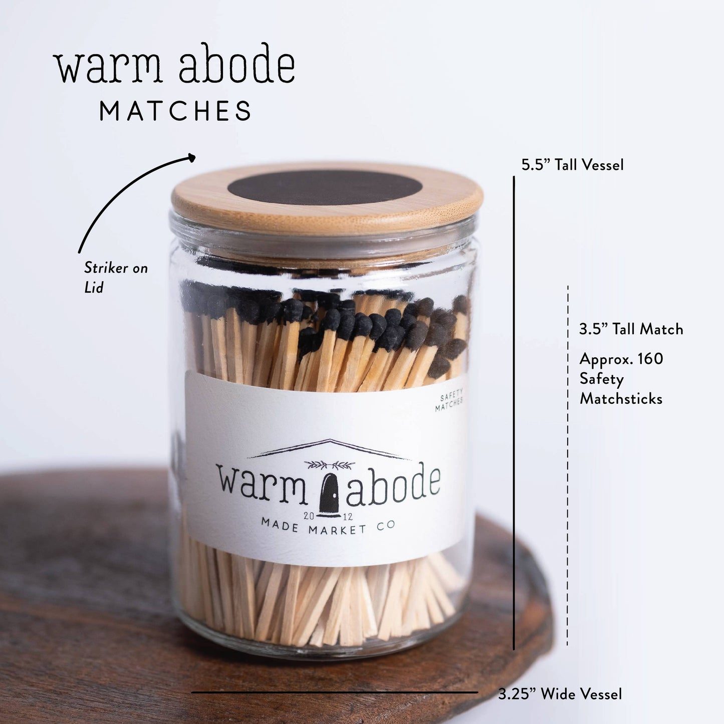 Made Market Co. - Warm Abode Black Matches