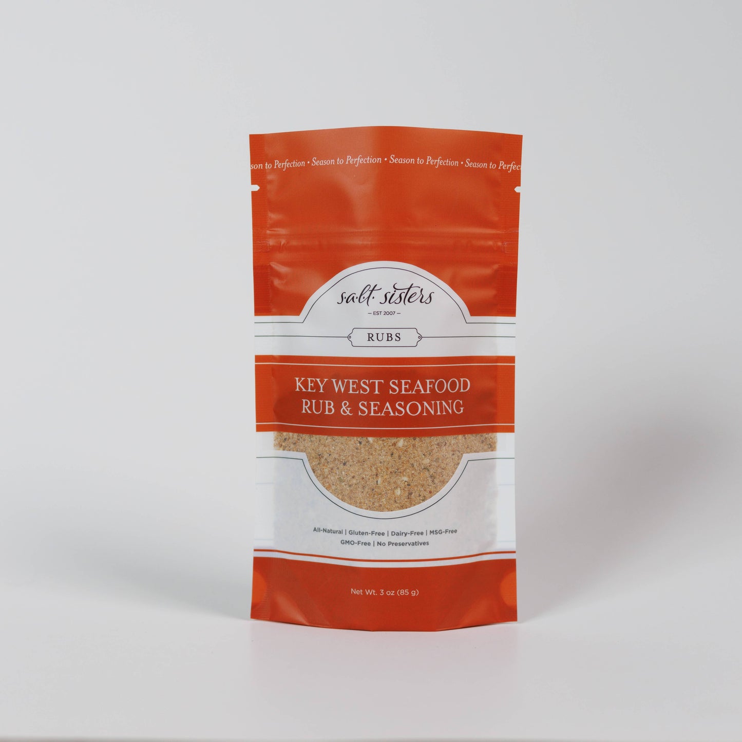 s.a.l.t. sisters (salt sisters) - Rub & Seasoning Mix - Key West Seafood - 3 oz Bag
