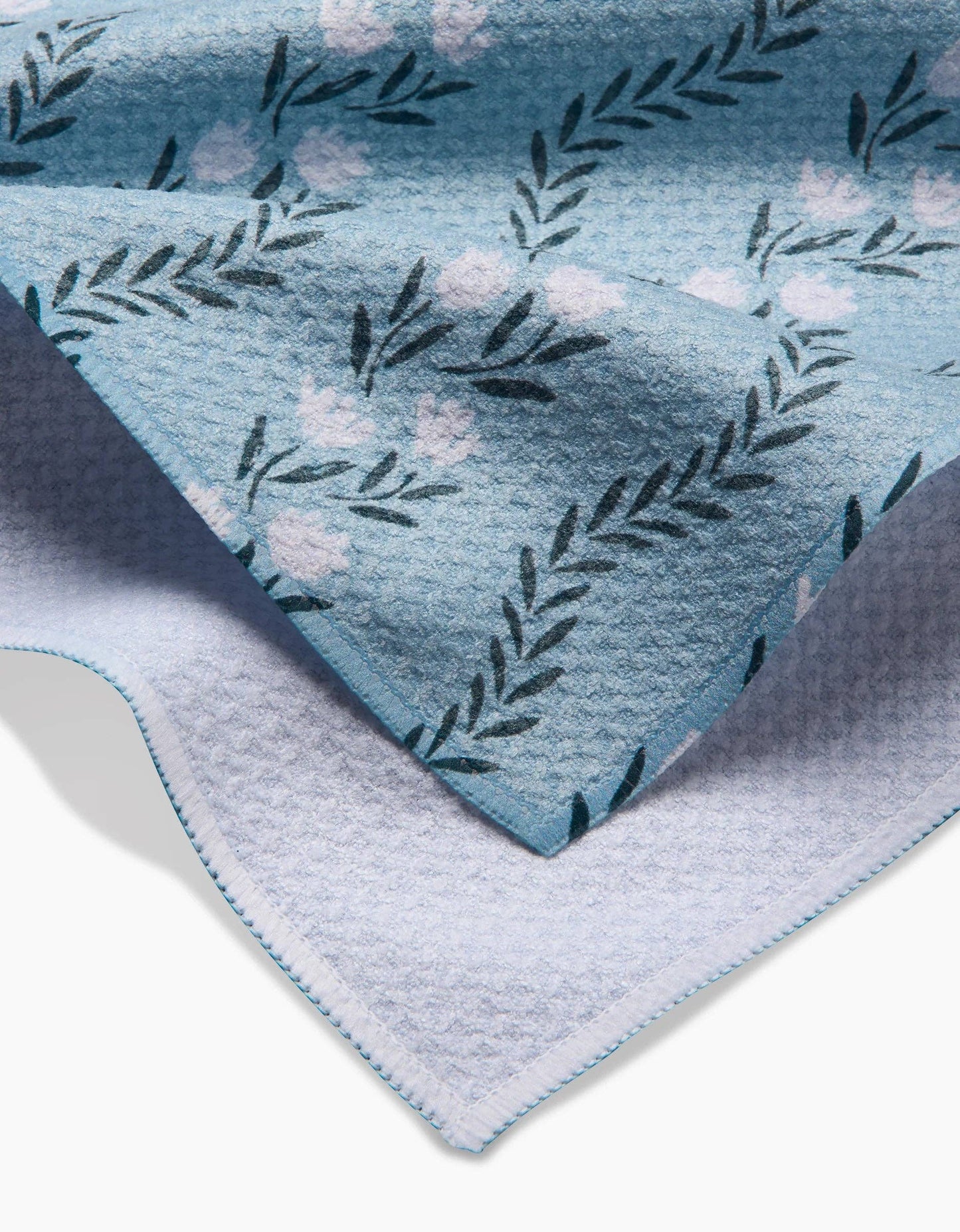 Geometry - Vintage Floral Stripe Tea Towel