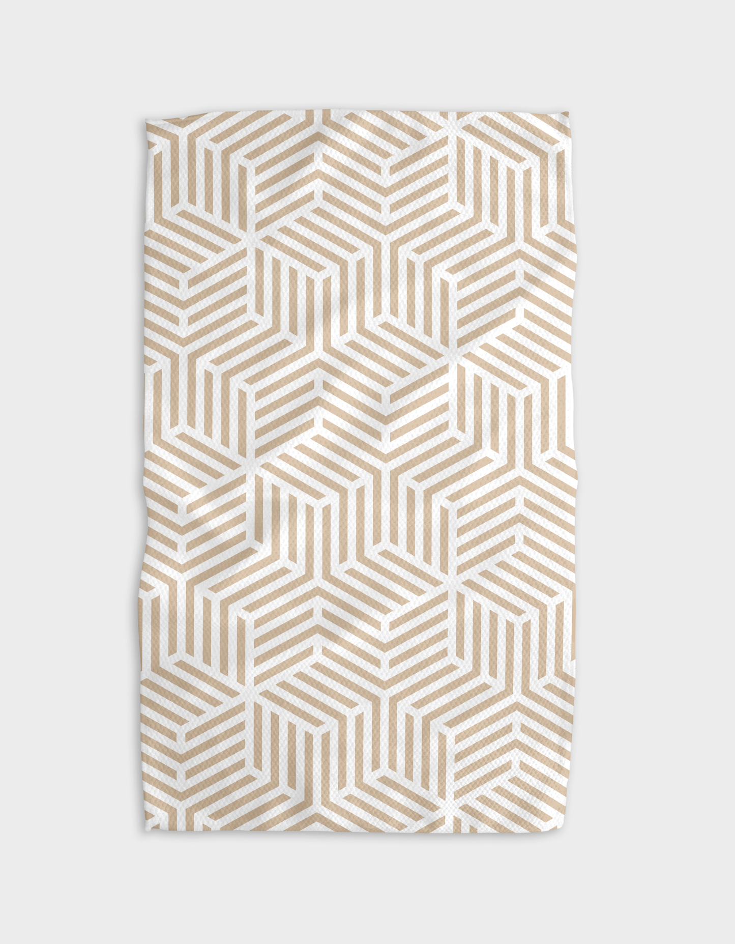 Geometry - Stacked Cubes Tea Towel