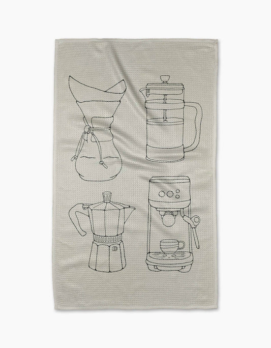 Geometry - Coffee House Tea Towel