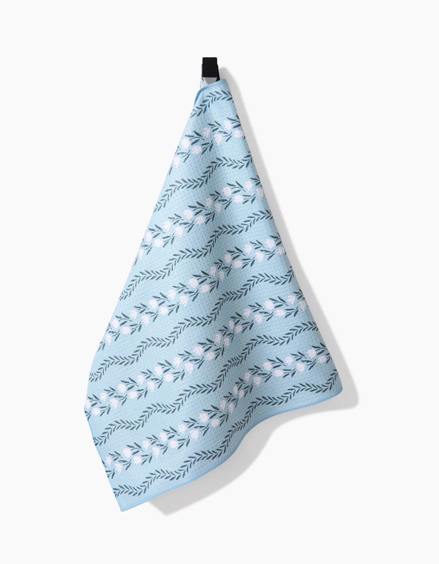 Geometry - Vintage Floral Stripe Tea Towel
