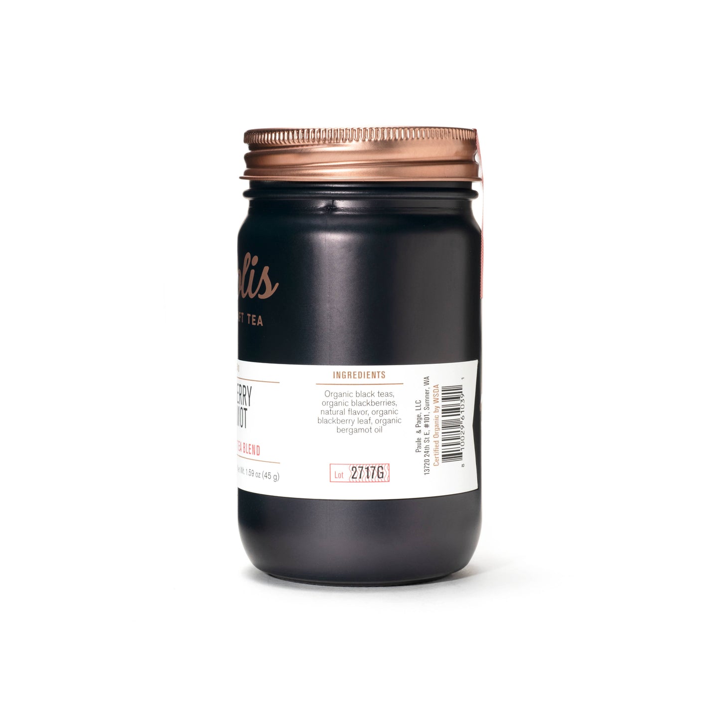 Apolis Tea - Organic Blackberry Bergamot - Tea Bags