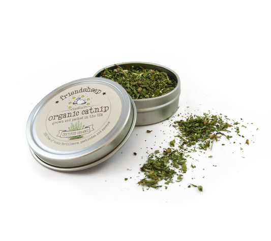 Organic Catnip Tin: Regular Tin