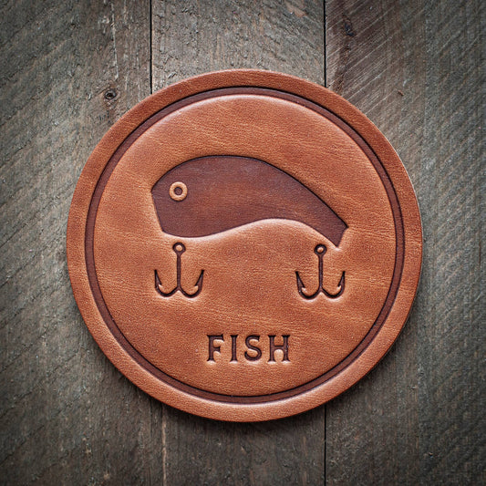Sugarhouse Leather - Fish Leather Coaster