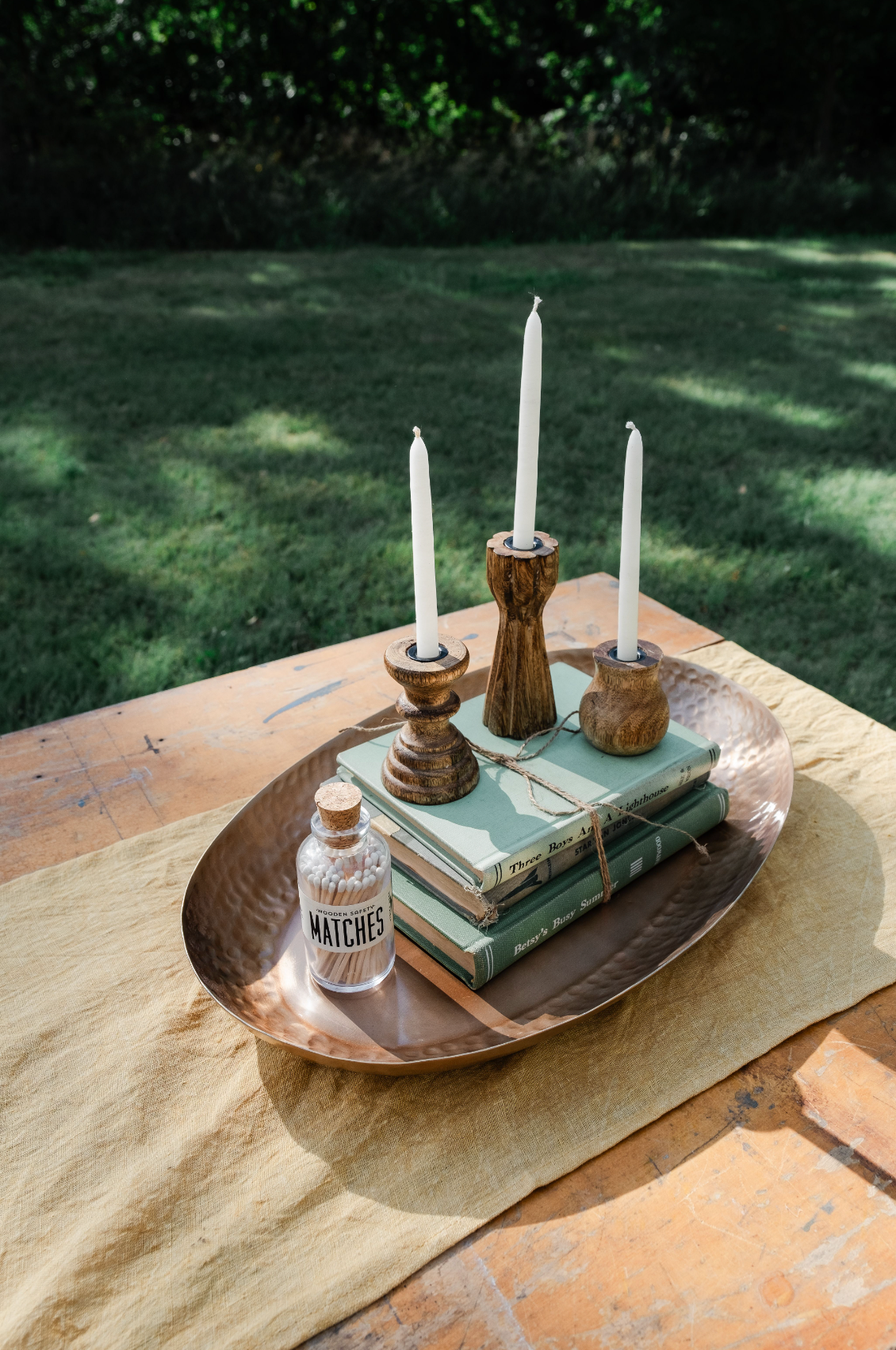 Mini Apothecary Vintage White Matches