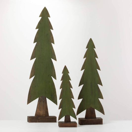 Wooden Oversized Evergreen - Small