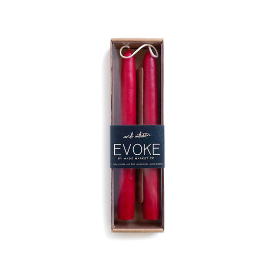 Tapered Candles - Fiery: 8"
